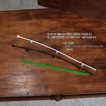 멋진 식물키우기 분재 원형 지지대 3묶음 베란다텃밭, 블랙링18cm