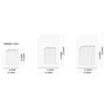 4 in 1 삼성 4G LTE USB 무선 라우터 용 iPhone 마이크로 표준 어댑터에 나노 SIM 카드 변환