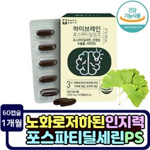 인지력 향상 기억력 개선 영양제 포스파티딜세린 징코 은행잎 추출물 좋아지는 법 PS 항산화 작용 세포보호 플라보놀배당체 ginko 찡코 포스타티딜세린 보조제 은행잎 토코페롤 진코