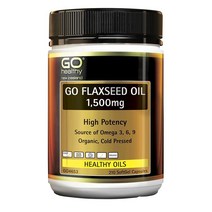 (호주/뉴질랜드) Go Healthy 고헬스 고헬시 아마씨유 오메가 3 6 9 오메가369 210 캡슐 Flaxseed Oil 1500mg
