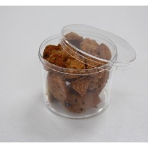 천운패키지 쿠키용기원형(소)H60 1묶음(10개) Φ70xh60, 단품