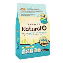 정품 국내산 강아지사료 네츄럴오 유기농 쌀과 연어 6kg, 1개, 닭 등