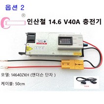 12V 40ah 한전충전기 리튬인산철 배터리 파워뱅크 스마트충전기