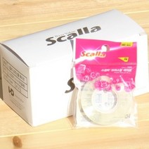 Scalla 12mmx33M 12개-스칼라 아크릴 접착제 크리스탈 테이프 리필 HA391-2
