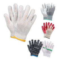 면장갑 색사 반코팅 PU 기사 작업용 공사장 주유소, 15 기사장갑 줄기사 수입 100켤레