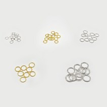 기본 오링 45개 세트 레진 공예 아트 악세사리 부자재, 실버_10mm