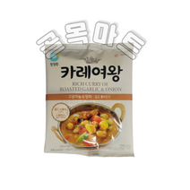 청정원 카레여왕 구운마늘&양파, 108g, 12개