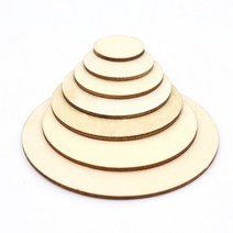 소나무 정원 마당 우드칩 자연 라운드 나무 칩 슬라이스 나무 빈, 둥근 나무 조각, 40mm 50개