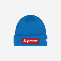 슈프림 뉴에라 박스로고 비니 블루 - 22FW Supreme New Era Box Logo Beanie Blue 22FW213596