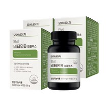 모어네이처 활력엔 비타민B 컴플렉스 멀티비타민 미네랄 60정, 3박스