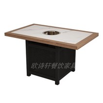 튼튼한 업소용 고기 테이블 식탁 식당 불판 숯불 창업 고깃집 입식, 긴 테이블, 정부 표준