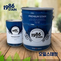 1986 오일스테인 방수 데크 페인트 18L 투명