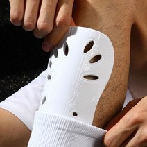 여성 남성 축구용 풋살용 정강이보호대 아대 가드, 남성화이트