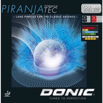 [DONIC] 도닉 피라냐 테크 (PIRANJA TEC) - 이질러버, 적색1,2