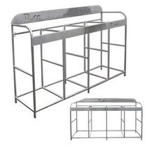 아파트 4단 재활용 분리수거함 대용량 마대용 쓰레기통