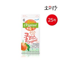 [KT알파쇼핑]동원 소와나무 유산균이 살아있는 쿨피스 복숭아 450ml 25개, 상세페이지참조, 동원소와나무유산균이살아있는쿨피스복숭아450ml25개