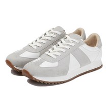 커스텀에이드 리퍼블릭 4cm 소가죽 러너 독일군 스니커즈 헤이즈(CR0036GR)