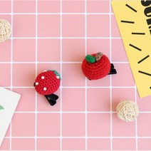 러브수아벨 통통레드 논슬립집게핀 머리핀 헤어핀