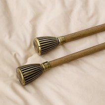 아망떼 벨라 커튼봉 4컬러 (300/360/420/480/540cm), 골드블랙