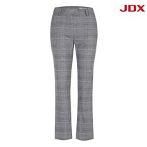 JDX 여성 코튼 스판 체크 팬츠 X2SMPTW61GR