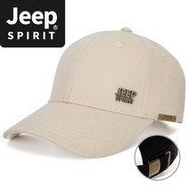 JEEP SPIRIT 지프스피릿 스포츠 캐주얼 야구 모자 CA0152 A0602 (Sticker 증정), 사계절, 아이보리
