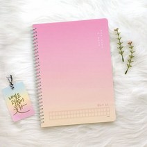 별빛 원고지 노트 400자 스프링노트 연습장 공책, 선택:랜덤, 단품