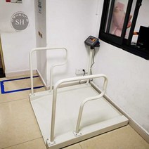 휠체어 체중계 디지털 무게 측정기 재활 환자 요양원, 상세 페이지 참고, 1x1m