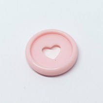 컬러 플라스틱 러브 바인딩 링 바인딩 버튼 버섯 구멍 루스 리프 펜 메모장 바인딩 CD 1000PCS23mm, 02 light pink