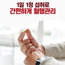 혈행개선 제조 국내산 혈관 건강 영양제 혈액순환 피브린용해 효소, 4박스