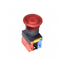 1A1B 푸쉬락 스위치 트랜스부착형 LED 램프 220V DC 22mm NS22-BER-L4D1A1B, 블루 [NS22-BER-L4DB1A1B]