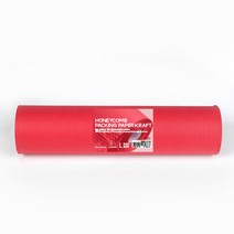 PaperPhant 벌집 크라프트 종이 완충재 포장지 500mm(폭) 85M(길이), 레드, 1개