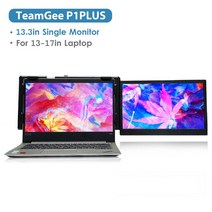 가성비모니터 모니터20인치 모니터27 7 인치 터치 스크린 휴대용 모니터 패널 노트북 pc 용 13.3 quotFHD 듀얼 트리플 화면 확장기 Type-C USB-A, [03] 13 3in P1PLUS