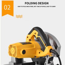 전기톱1200W 185mm 다기능 전기 톱 45 ° 금속 프로파일 커팅 머신 7 인치 데스크탑 알루미늄 소재 스틸 블