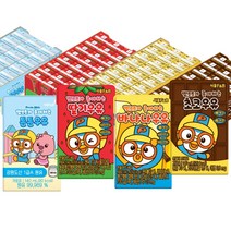 [서울F&B] 2가지맛 48팩 뽀로로가 좋아하는 우유 4종 140ml, 딸기우유, 튼튼(흰우유)