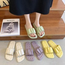 무드무드 레인 파스텔 플랫 샌들