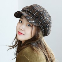 웨스트무브 헌팅캡 가을 겨울 남자 여자 팔각모 체크 여성모자 브리튼스리드팔각197 (3컬러) - 주문시 색상이름 확인필수!!