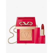 VALENTINO BEAUTY 발렌티노 뷰티 Go클러치 페이스 파우더 and Minirosso립루즈스틱 111A 번들, 05 DEEP