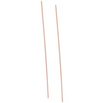 Heyiarbeit 4피스 아크릴 라운드 로드 0.6cm 직경 직선 라인 솔리드 아크릴 라운드 로드 PMMA 바 DIY 공예 캔디 화이트