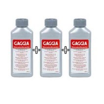 Gaggia 가찌아 디스케일링 용액 디스케일러 커피머신 스케일 제거제 석회질 석회 세척 250ml 3팩, 3개