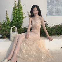 데일리룩 스커트 반바지 플리츠 캐쥬얼 상하의 데님 레이스 꼬임나시 선녀 원피스 얇은 자외선 차단 니트 카디건 2개