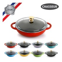 [차세르] 무쇠 주물 미니 웍18cm 색상선택 가능, 색상:보라보라, 1개