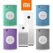 샤오미 공기청정기 필터 정품 [미소우] 미에어 2 프로 2S 2H 3H 샤오미필터 RFID 인식라벨, 그레이