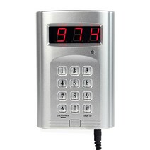 999-채널 키패드 발신자 번호 표시 수신기 레스토랑 대기열 고객 서비스를 위한 무선 전화 페이징, 1 keypad caller, CHINA, EU