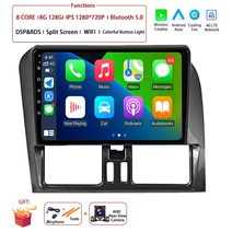 안드로이드 13 차량용 라디오 비디오 멀티미디어 플레이어 내비게이션 GPS 볼보 XC60 2009 - 용 2 번 딘 DVD 스테레오, [08] T2 8G 128G CAM