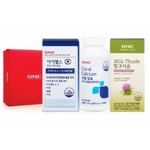 지앤씨 AK분당점 GNC AK백화점 아이헬스(30캡슐)+코랄칼슘(120캡슐)+밀크시슬(60캡슐) 세트, Free
