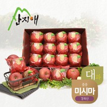 [2022햇사과] 산지애 씻어나온 꿀사과 3kg 1box (대과) / 미시마 당도선별