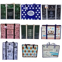 국산 타포린백 이불가방 부직포가방 보조가방 여행가방 시장가방 타포린가방 에코백 - 숨통마스크증정, 펭귄 블루