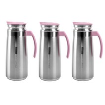 키친아트 스텐물병 1.3L 핑크 3p