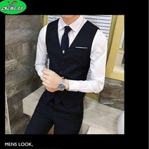 SHENGBO남성 정장 조끼 봄 가을 비즈니스 레저 전문 정장 조끼 캐주얼 파티 베스트 1242호 7C+HY107WH