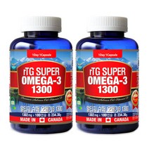 통라이프- rTG 슈퍼 알티지오메가3-1300-6개월분-2병